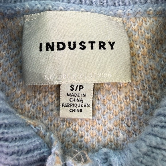 Industry Republic Clothing Knit Button-Up Floral Cardigan Collared‎ Sz S/P - Picture 7 of 9